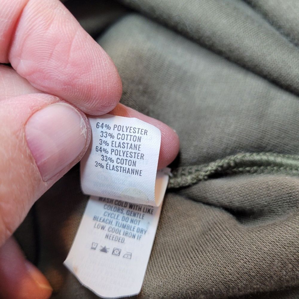 Aerie Womens Green Crewneck Sweatshirt Size Med Side Slits - Picture 8 of 8